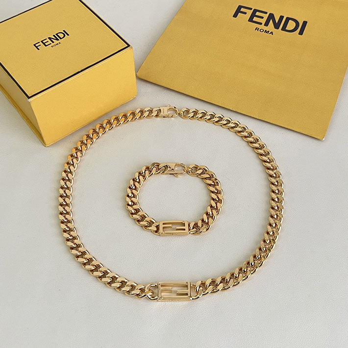 フェンディ アウトレット店舗 FENDI 安い メンズ FF チェーン リンク ブレスレット ゴールド 2701767 フェンディ ブレスレット 目黒蓮 - 画像 (5)