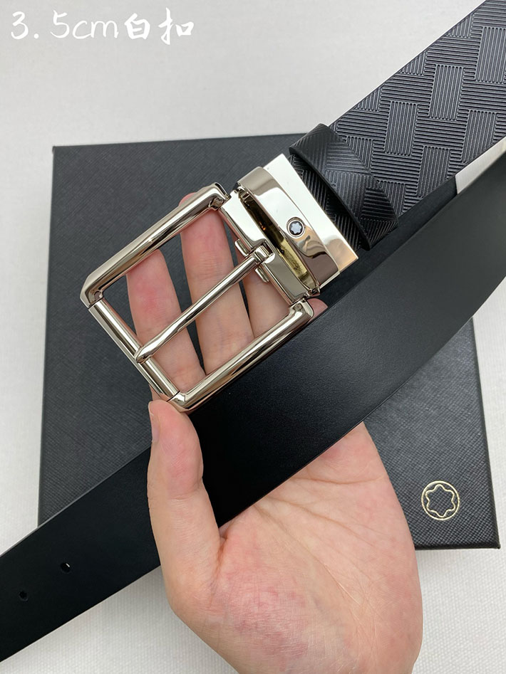 モンブラン アウトレット 店舗 MONTBLANC ベルト MB130586 ロールレクタンギュラー ビジネス カジュアル 2701886 モンブラン ベルト アウトレット - 画像 (5)
