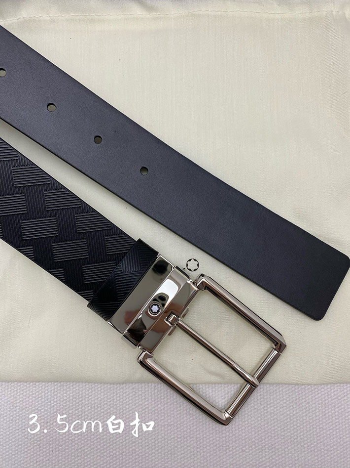 モンブラン アウトレット 店舗 MONTBLANC ベルト MB130586 ロールレクタンギュラー ビジネス カジュアル 2701886 モンブラン ベルト アウトレット - 画像 (2)