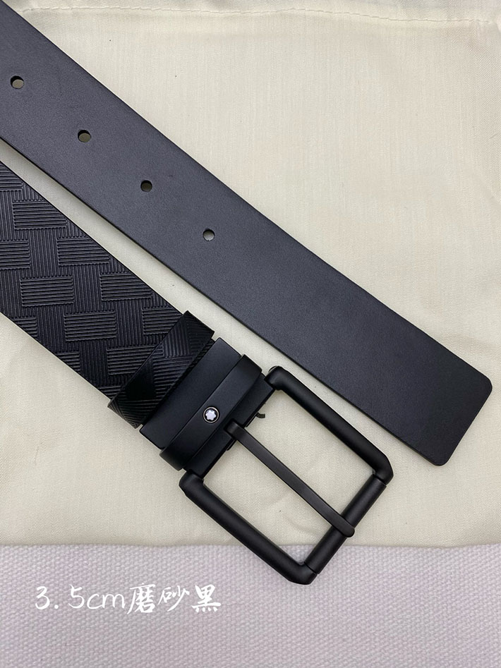 モンブラン アウトレット 店舗 MONTBLANC ベルト MB130586 ロールレクタンギュラー ビジネス カジュアル 2701887 モンブラン ベルト メンズ - 画像 (2)