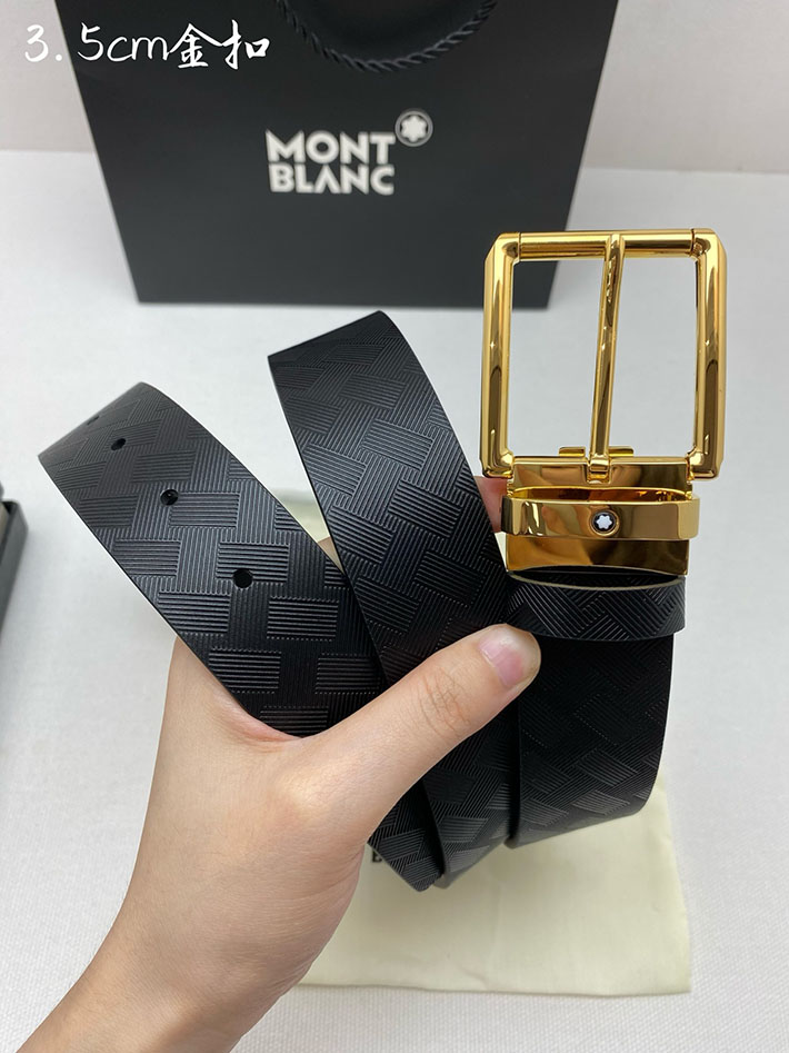モンブラン アウトレット 店舗 MONTBLANC ベルト MB130586 ロールレクタンギュラー ビジネス カジュアル 2701888 モンブラン ベルト 交換 - 画像 (5)