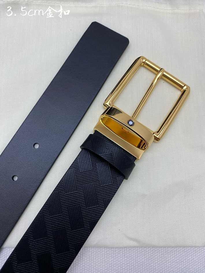 モンブラン アウトレット 店舗 MONTBLANC ベルト MB130586 ロールレクタンギュラー ビジネス カジュアル 2701888 モンブラン ベルト 交換 - 画像 (4)