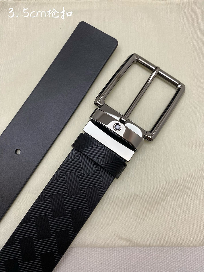 モンブラン アウトレット 店舗 MONTBLANC ベルト MB130586 ロールレクタンギュラー ビジネス カジュアル 2701889 モンブラン ベルト 評価 - 画像 (4)