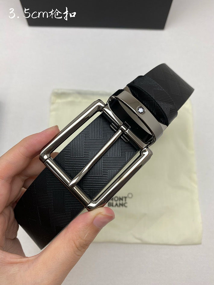 モンブラン アウトレット 店舗 MONTBLANC ベルト MB130586 ロールレクタンギュラー ビジネス カジュアル 2701889 モンブラン ベルト 評価 - 画像 (3)