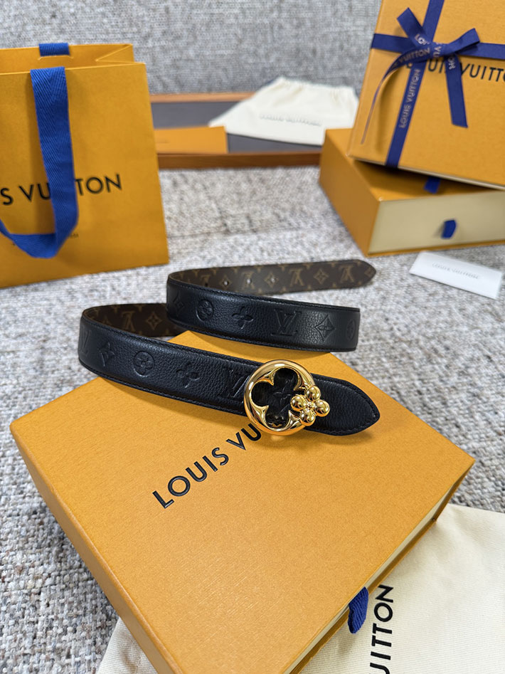 ルイヴィトン アウトレット店舗 LOUIS VUITTON ベルト・フラワーグラム 30MM リバーシブル 2701908 ルイヴィトン ベルト 安い - 画像 (4)
