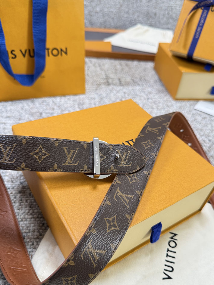 ルイヴィトン アウトレット店舗 LOUIS VUITTON モノグラム FLOWERGRAM ROUND 30MM REVERSIBLE BELT 2701910 ルイヴィトン ベルト レディース - 画像 (6)
