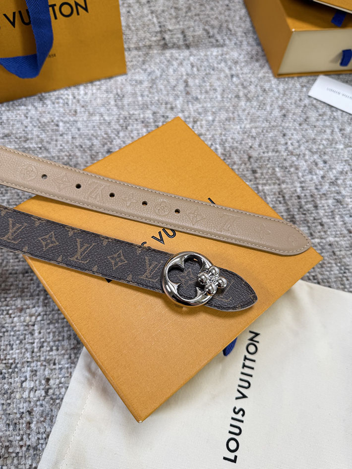 ルイヴィトン アウトレット店舗 LOUIS VUITTON モノグラム FLOWERGRAM ROUND 30MM REVERSIBLE BELT 2701912 ルイヴィトン ベルト アウトレット - 画像 (9)