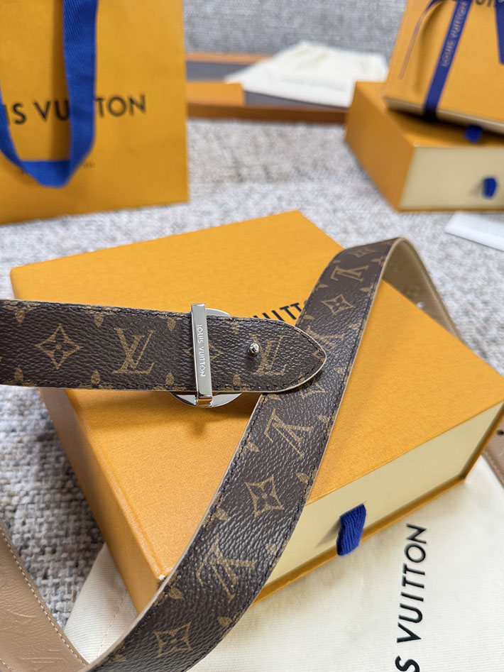 ルイヴィトン アウトレット店舗 LOUIS VUITTON モノグラム FLOWERGRAM ROUND 30MM REVERSIBLE BELT 2701912 ルイヴィトン ベルト アウトレット - 画像 (6)