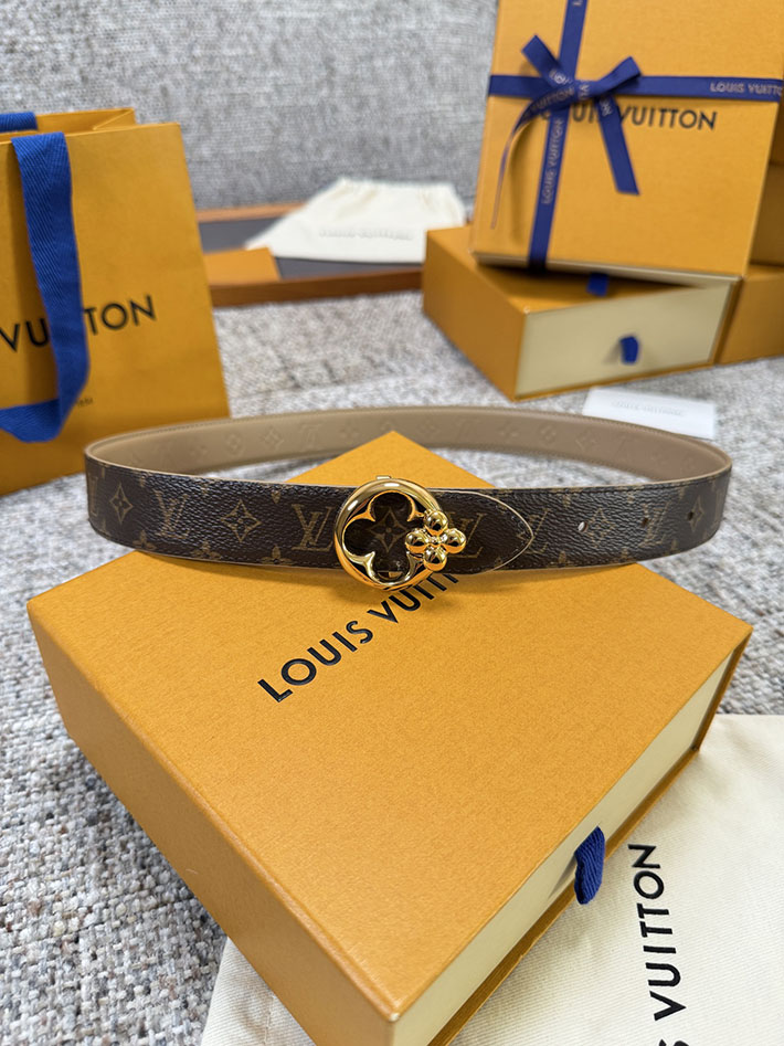 ルイヴィトン アウトレット店舗 LOUIS VUITTON モノグラム FLOWERGRAM ROUND 30MM REVERSIBLE BELT 2701913 ルイヴィトン ベルト 値段 - 画像 (3)