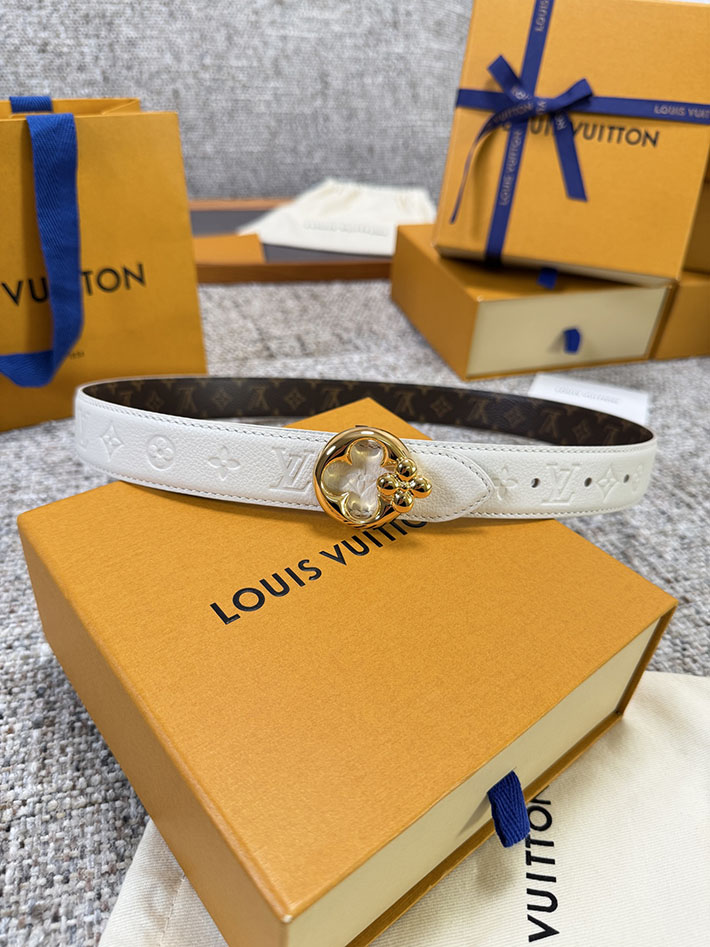 ルイヴィトン アウトレット店舗 LOUIS VUITTON モノグラム FLOWERGRAM ROUND 30MM REVERSIBLE BELT 2701914 ルイヴィトン ベルト モノグラム - 画像 (6)