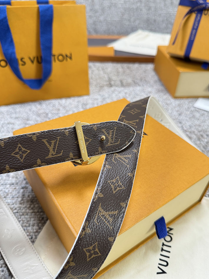 ルイヴィトン アウトレット店舗 LOUIS VUITTON モノグラム FLOWERGRAM ROUND 30MM REVERSIBLE BELT 2701914 ルイヴィトン ベルト モノグラム - 画像 (3)