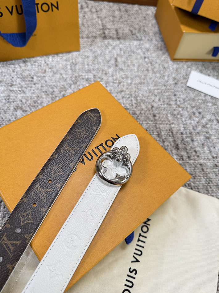 ルイヴィトン アウトレット店舗 LOUIS VUITTON モノグラム FLOWERGRAM ROUND 30MM REVERSIBLE BELT 2701915 ルイヴィトン ベルト 安い - 画像 (7)