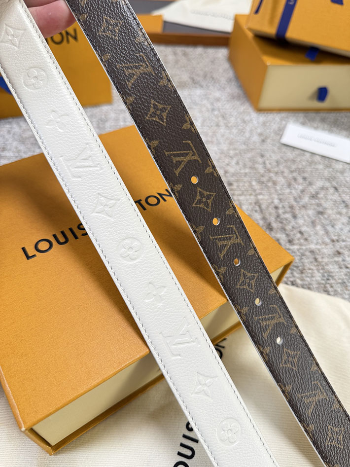 ルイヴィトン アウトレット店舗 LOUIS VUITTON モノグラム FLOWERGRAM ROUND 30MM REVERSIBLE BELT 2701915 ルイヴィトン ベルト 安い - 画像 (5)