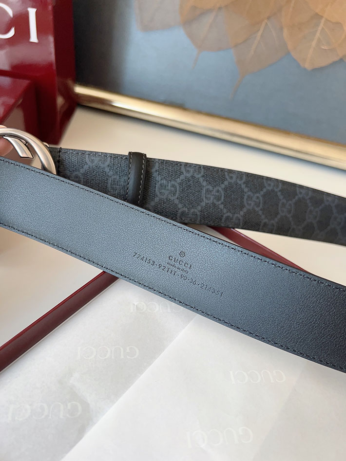 グッチ アウトレット店舗 GUCCI ベルト メンズ GGスプリームキャンバス インターロッキングG バックル 2701922 グッチ ベルト メンズ アウトレット - 画像 (4)