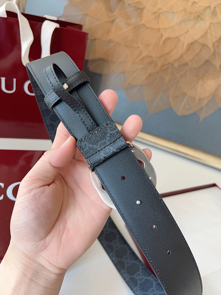 グッチ アウトレット店舗 GUCCI ベルト メンズ GGスプリームキャンバス インターロッキングG バックル 2701922 グッチ ベルト メンズ アウトレット - 画像 (2)