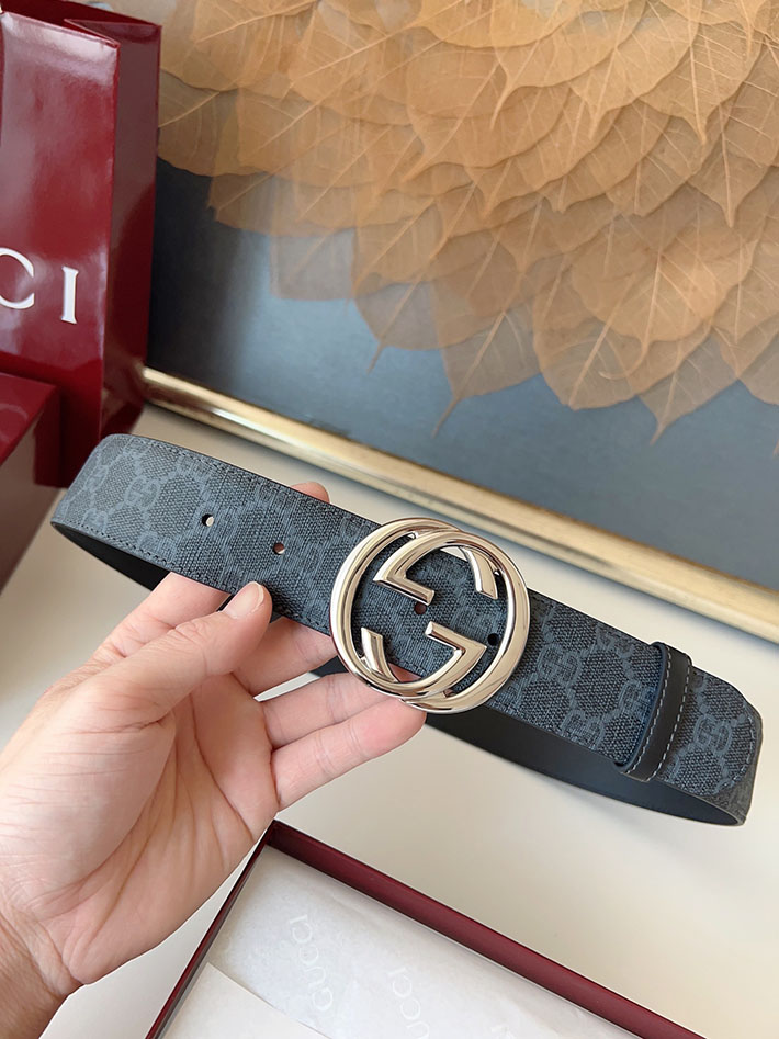 グッチ アウトレット店舗 GUCCI ベルト メンズ GGスプリームキャンバス インターロッキングG バックル 2701923 グッチ ベルト メンズ 人気 - 画像 (9)