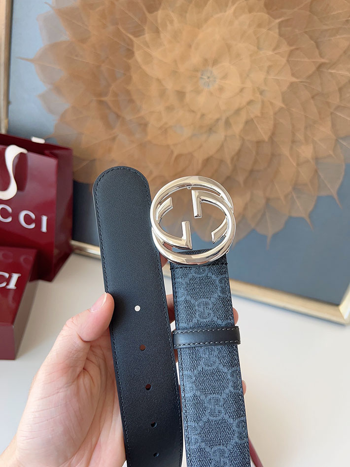 グッチ アウトレット店舗 GUCCI ベルト メンズ GGスプリームキャンバス インターロッキングG バックル 2701923 グッチ ベルト メンズ 人気 - 画像 (6)