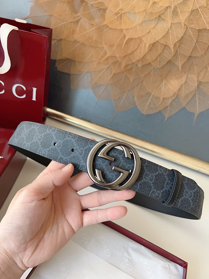 グッチ アウトレット店舗 GUCCI ベルト メンズ GGスプリームキャンバス インターロッキングG バックル 2701924 グッチ ベルト メンズ ビジネス - 画像 (9)