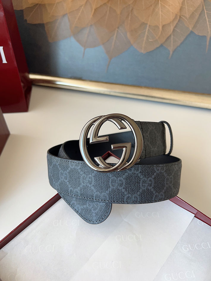 グッチ アウトレット店舗 GUCCI ベルト メンズ GGスプリームキャンバス インターロッキングG バックル 2701924 グッチ ベルト メンズ ビジネス - 画像 (8)