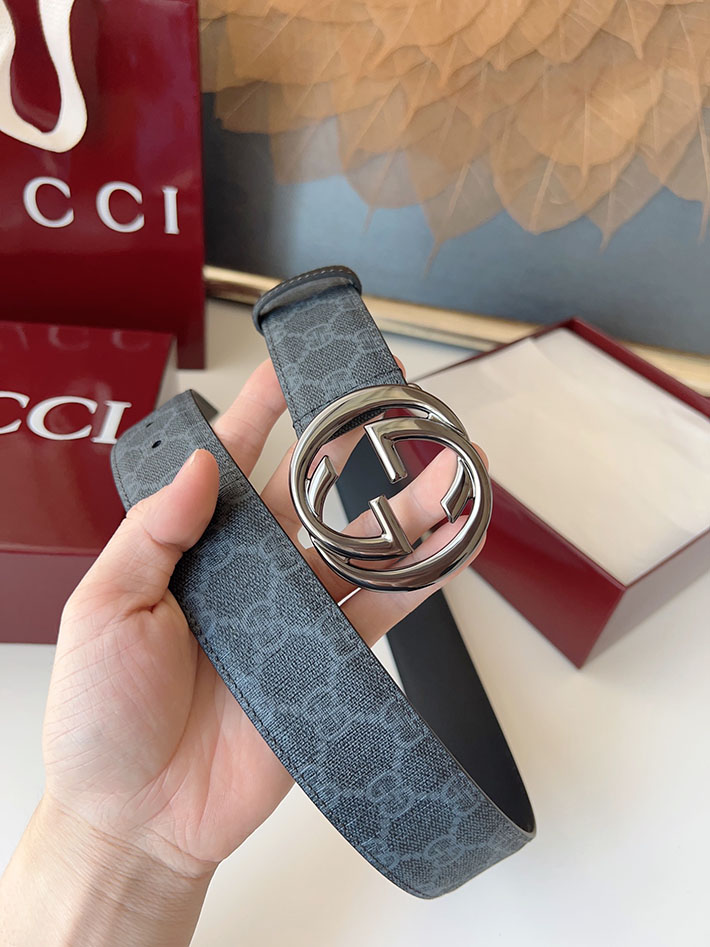 グッチ アウトレット店舗 GUCCI ベルト メンズ GGスプリームキャンバス インターロッキングG バックル 2701924 グッチ ベルト メンズ ビジネス - 画像 (5)