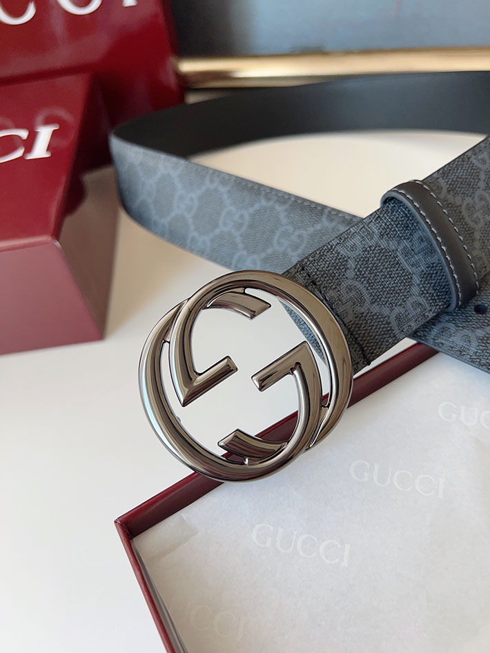 グッチ アウトレット店舗 GUCCI ベルト メンズ GGスプリームキャンバス インターロッキングG バックル 2701924 グッチ ベルト メンズ ビジネス - 画像 (4)