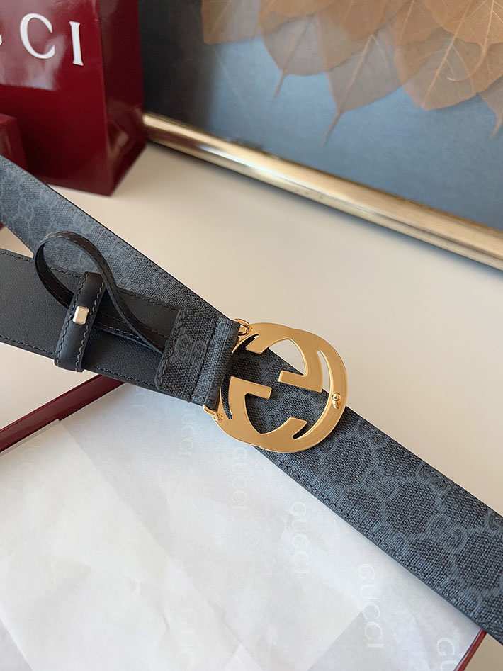 グッチ アウトレット店舗 GUCCI ベルト メンズ GGスプリームキャンバス インターロッキングG バックル 2701925 グッチ メンズ ベルト 激安 - 画像 (5)