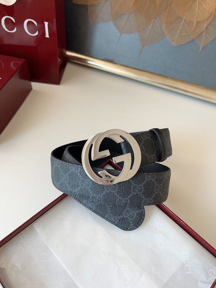 グッチ アウトレット店舗 GUCCI ベルト メンズ GGスプリームキャンバス インターロッキングG バックル 2701926 グッチ ベルト アウトレット 価格 - 画像 (4)