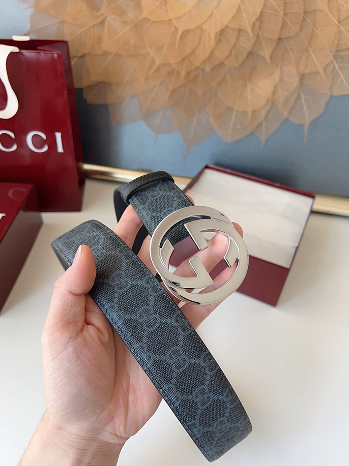 グッチ アウトレット店舗 GUCCI ベルト メンズ GGスプリームキャンバス インターロッキングG バックル 2701926 グッチ ベルト アウトレット 価格 - 画像 (3)