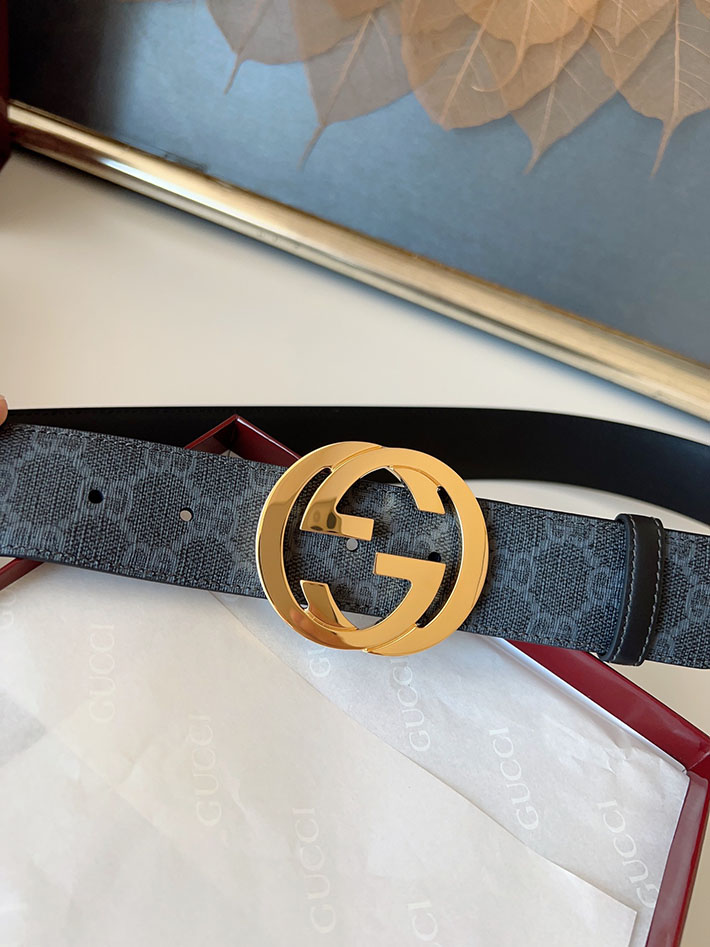 グッチ アウトレット店舗 GUCCI ベルト メンズ GGスプリームキャンバス インターロッキングG バックル 2701927 グッチ ベルト メンズ 人気 - 画像 (3)
