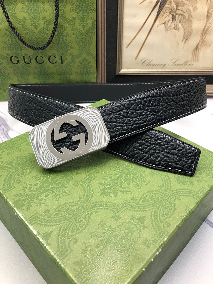 グッチ アウトレット店舗 GUCCI インターロッキング Gバックル リバーシブル メンズ レザー 2701929 グッチ ベルト メンズ アウトレット - 画像 (8)