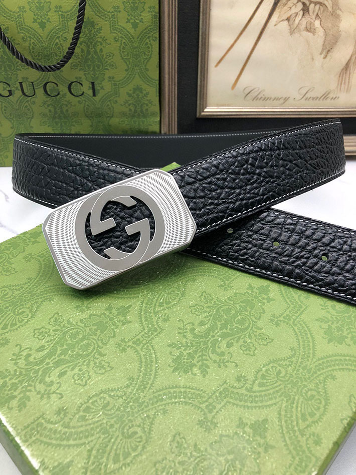 グッチ アウトレット店舗 GUCCI インターロッキング Gバックル リバーシブル メンズ レザー 2701929 グッチ ベルト メンズ アウトレット - 画像 (7)
