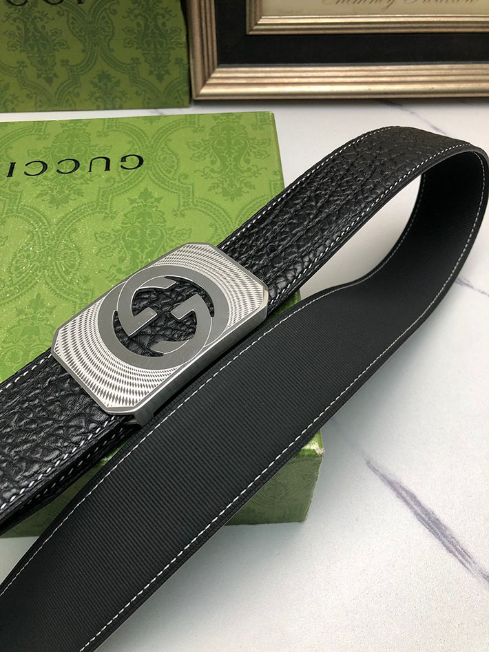 グッチ アウトレット店舗 GUCCI インターロッキング Gバックル リバーシブル メンズ レザー 2701929 グッチ ベルト メンズ アウトレット - 画像 (5)