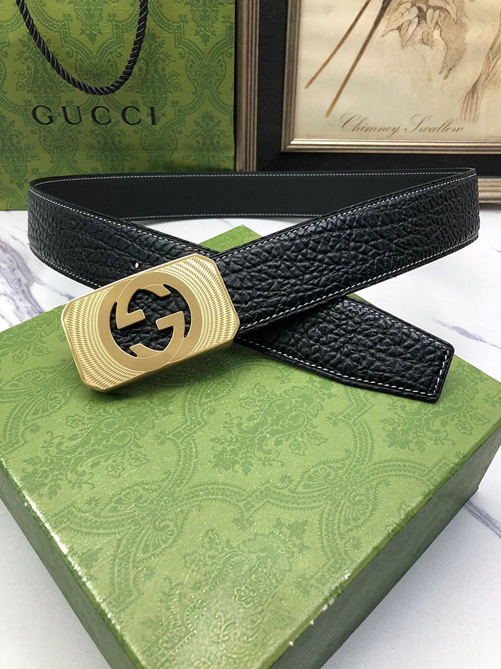 グッチ アウトレット店舗 GUCCI インターロッキング Gバックル リバーシブル メンズ レザー 2701930 グッチ ベルト メンズ 人気 - 画像 (8)