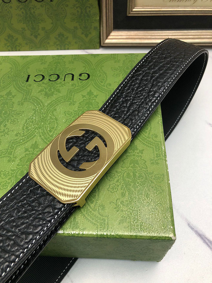 グッチ アウトレット店舗 GUCCI インターロッキング Gバックル リバーシブル メンズ レザー 2701930 グッチ ベルト メンズ 人気 - 画像 (7)