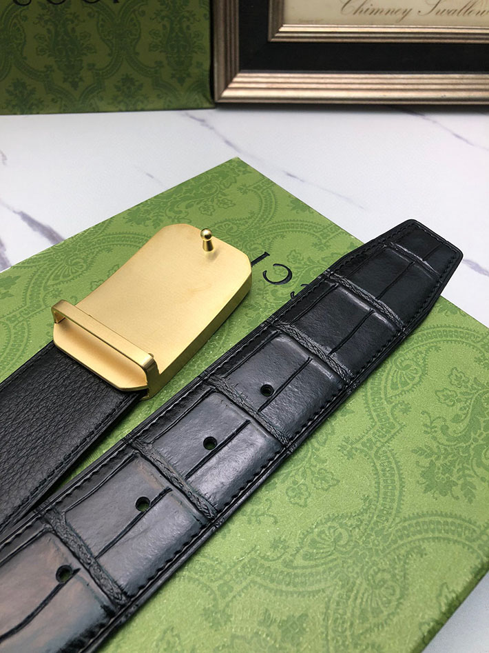 グッチ アウトレット店舗 GUCCI インターロッキング Gバックル リバーシブル メンズ レザー 2701931 グッチ ベルト メンズ ビジネス - 画像 (3)