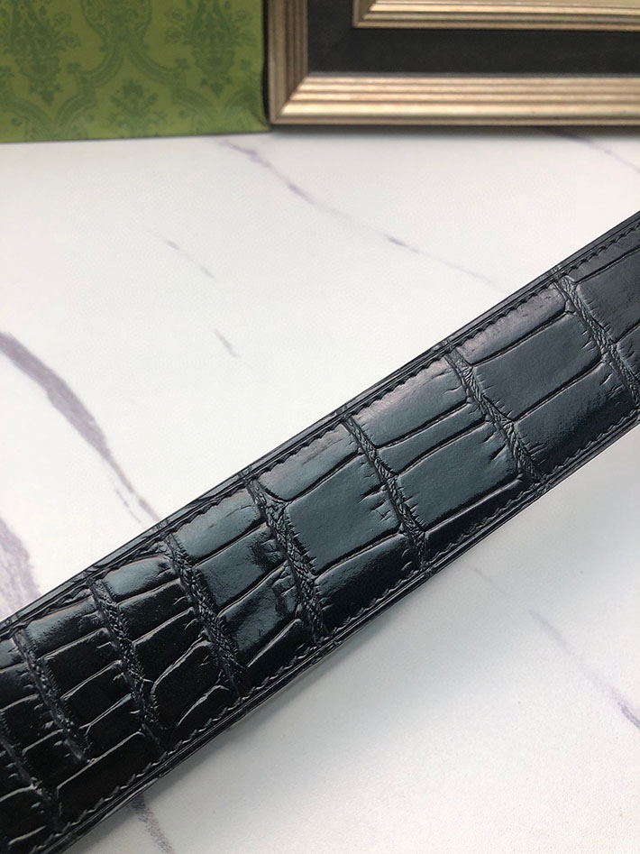 グッチ アウトレット店舗 GUCCI インターロッキング Gバックル リバーシブル メンズ レザー 2701932 グッチ メンズ ベルト 激安 - 画像 (2)