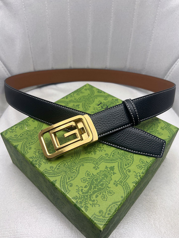 グッチ アウトレット店舗 GUCCI インターロッキング Gバックル リバーシブル メンズ レザー 2701933 グッチ ベルト アウトレット 価格 - 画像 (7)
