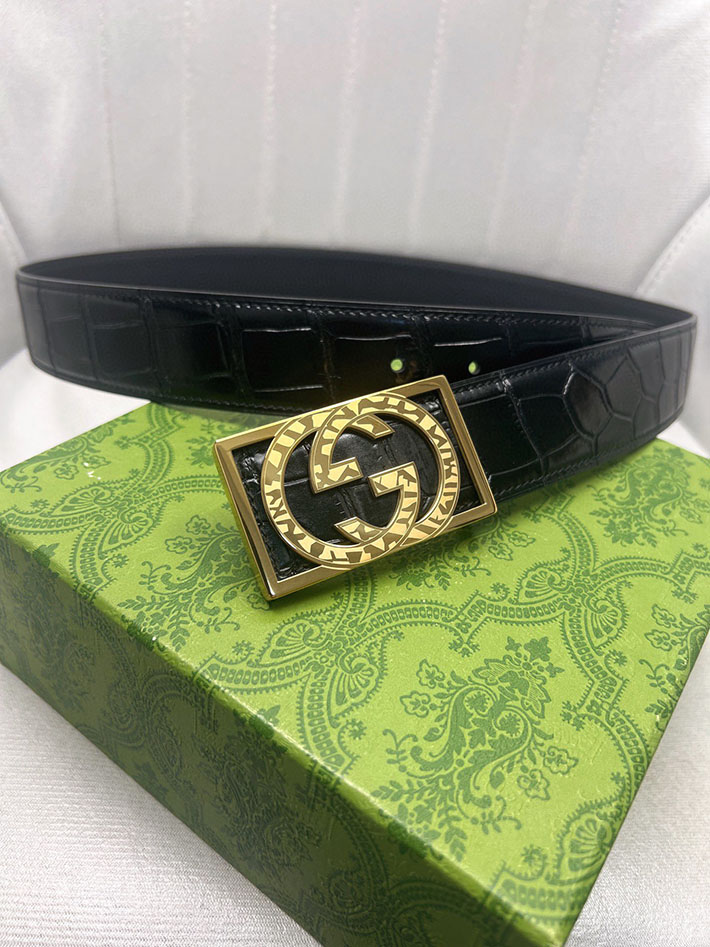 グッチ アウトレット店舗 GUCCI インターロッキング Gバックル リバーシブル メンズ レザー 2701935 グッチ ベルト セール - 画像 (8)