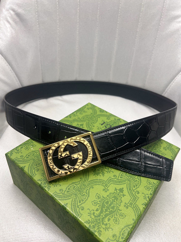 グッチ アウトレット店舗 GUCCI インターロッキング Gバックル リバーシブル メンズ レザー 2701935 グッチ ベルト セール - 画像 (7)