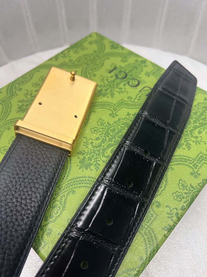 グッチ アウトレット店舗 GUCCI インターロッキング Gバックル リバーシブル メンズ レザー 2701935 グッチ ベルト セール - 画像 (4)