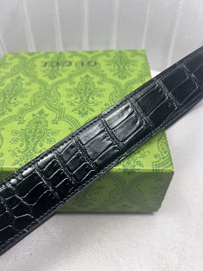 グッチ アウトレット店舗 GUCCI インターロッキング Gバックル リバーシブル メンズ レザー 2701935 グッチ ベルト セール - 画像 (2)