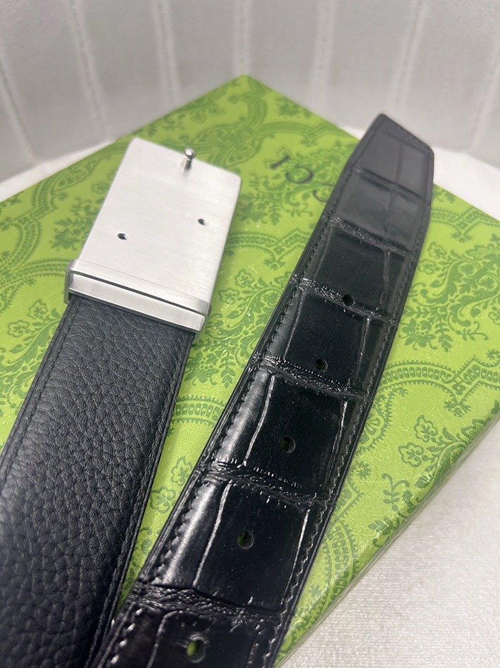 グッチ アウトレット店舗 GUCCI インターロッキング Gバックル リバーシブル メンズ レザー 2701936 グッチ ベルト 新作 - 画像 (4)