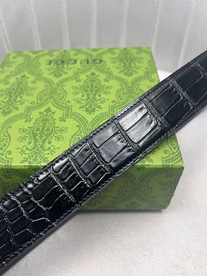 グッチ アウトレット店舗 GUCCI インターロッキング Gバックル リバーシブル メンズ レザー 2701936 グッチ ベルト 新作 - 画像 (2)