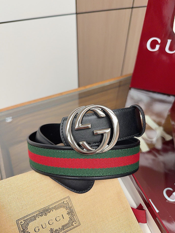 グッチ アウトレット店舗 GUCCI シェリーライン GGロゴ バックルベルト レザー 40mm メンズ 2701937 グッチ ベルト アウトレット 価格 - 画像 (9)