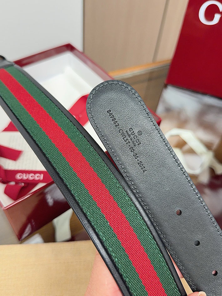 グッチ アウトレット店舗 GUCCI シェリーライン GGロゴ バックルベルト レザー 40mm メンズ 2701937 グッチ ベルト アウトレット 価格 - 画像 (3)