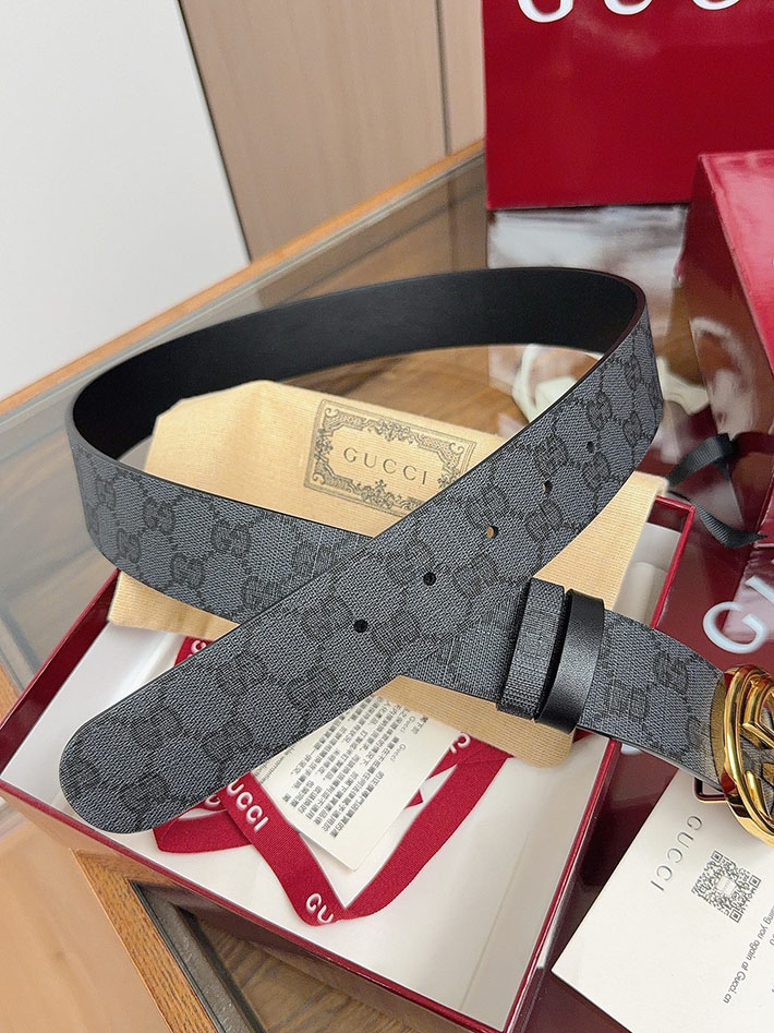 グッチ アウトレット店舗 GUCCI ベルト メンズ GGスプリームキャンバス インターロッキングG バックル 2701942 グッチ ベルト メンズ アウトレット - 画像 (4)