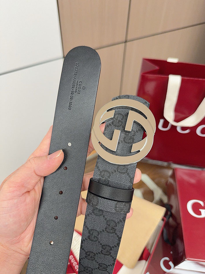 グッチ アウトレット店舗 GUCCI ベルト メンズ GGスプリームキャンバス インターロッキングG バックル 2701943 グッチ ベルト メンズ 人気 - 画像 (8)