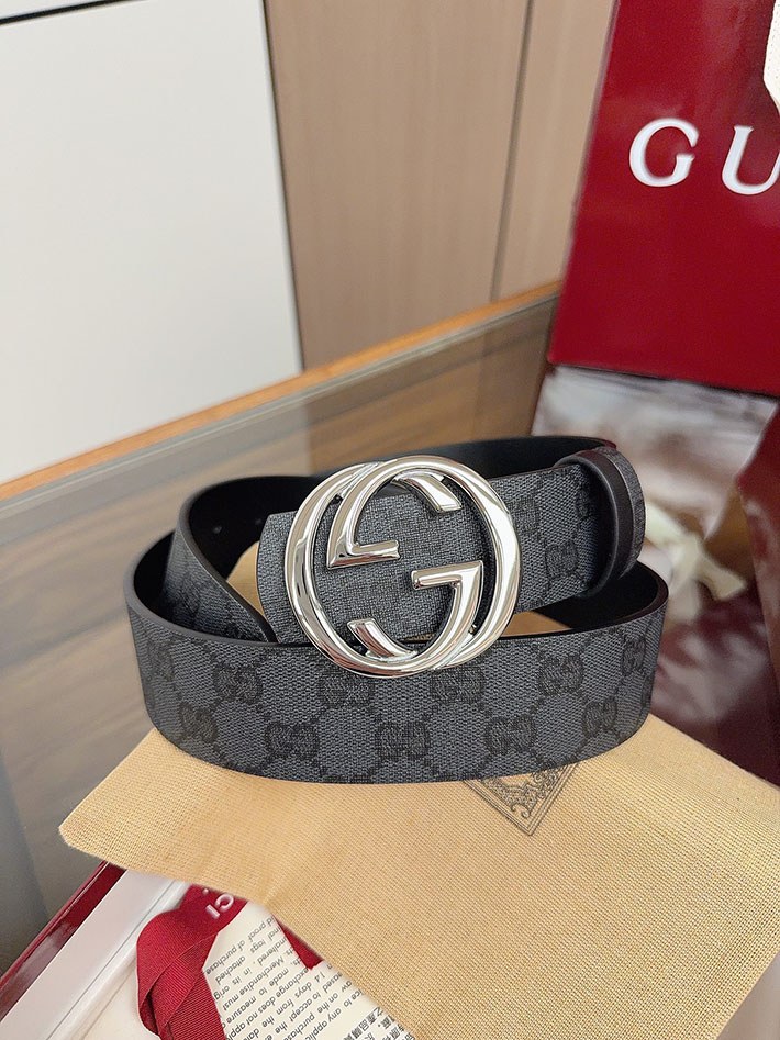 グッチ アウトレット店舗 GUCCI ベルト メンズ GGスプリームキャンバス インターロッキングG バックル 2701948 グッチ ベルト セール - 画像 (9)