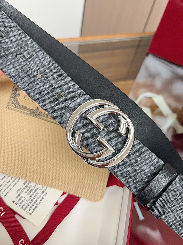 グッチ アウトレット店舗 GUCCI ベルト メンズ GGスプリームキャンバス インターロッキングG バックル 2701948 グッチ ベルト セール - 画像 (7)