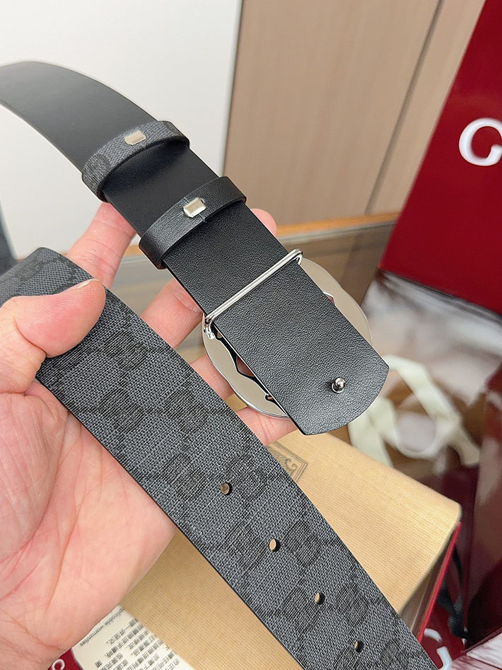 グッチ アウトレット店舗 GUCCI ベルト メンズ GGスプリームキャンバス インターロッキングG バックル 2701948 グッチ ベルト セール - 画像 (3)